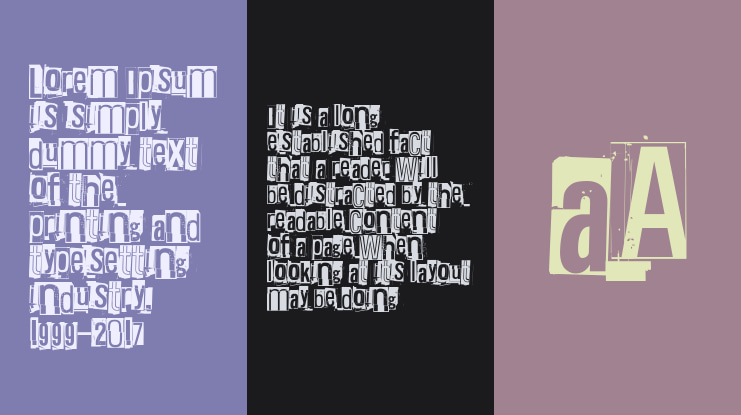 Four Down Three Crazy Pink Font Family
