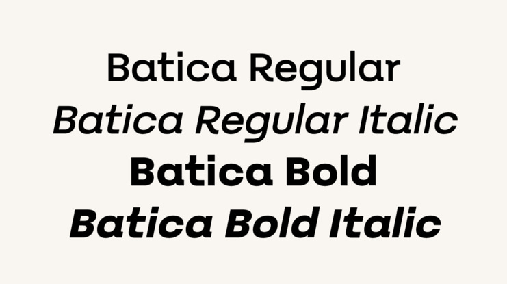 Batica  Font