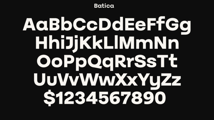Batica  Font