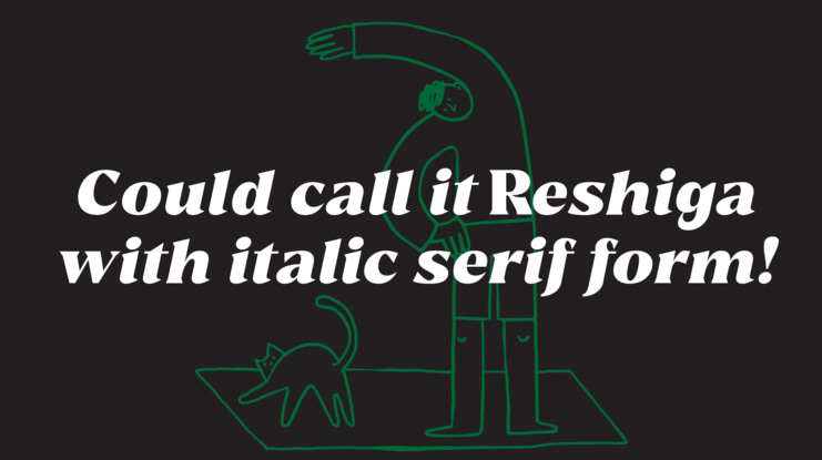Reshiga Serif Font