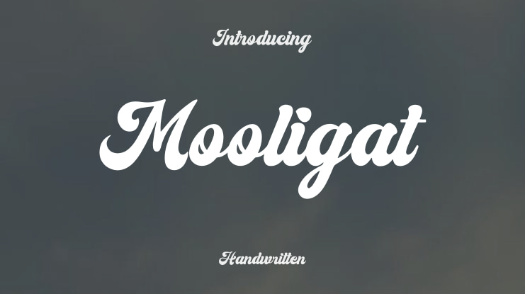 Mooligat Font