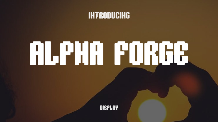 Alpha Forge Font Family
