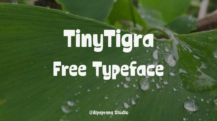 TinyTigra Free Font