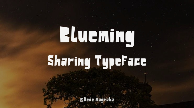 Blueming Sharing Font