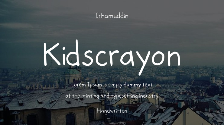 Kidscrayon Font
