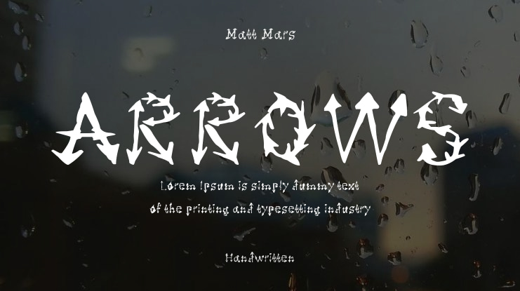 ARROWS Font