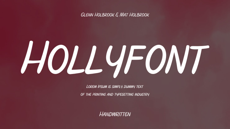 Hollyfont Font
