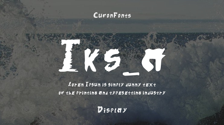Iks_a Font