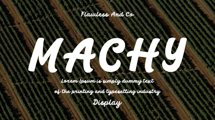 MACHY Font