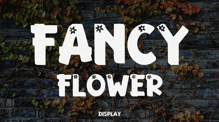 Fancy Flower Font