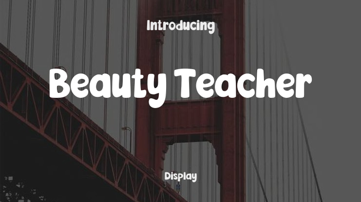 Beauty Teacher Font