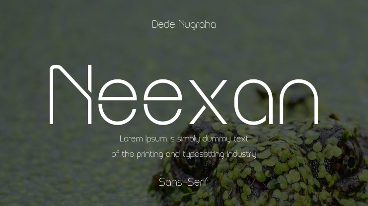 Neexan Font