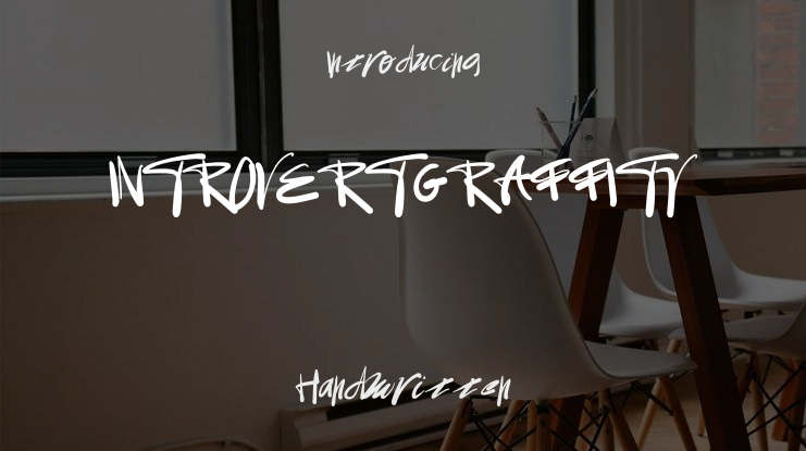 INTROVERT GRAFFITY Font