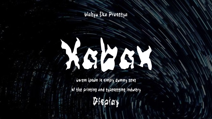 Xabax Font