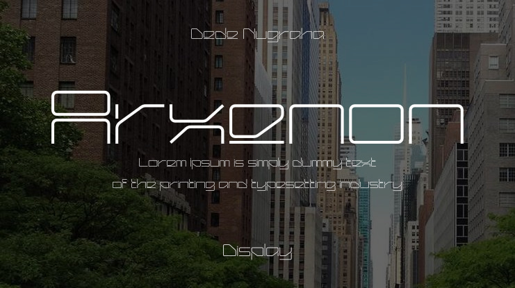 Arxenon Font