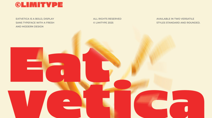 Eatvetica Bold Food Font