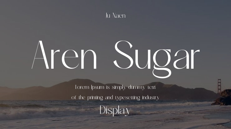 Aren Sugar Font