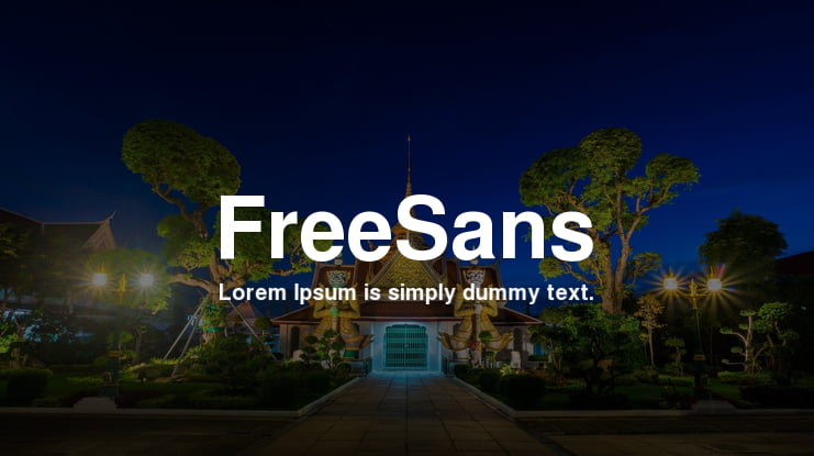 FreeSans Font