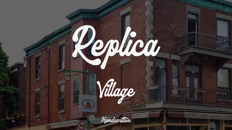 Replica Village Font