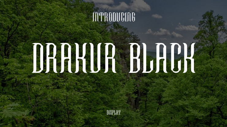 Drakur Black Font
