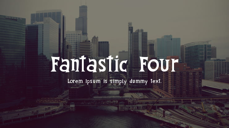 Fantastic Four Font
