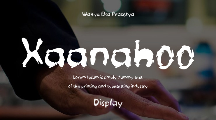 Xaanahoo Font