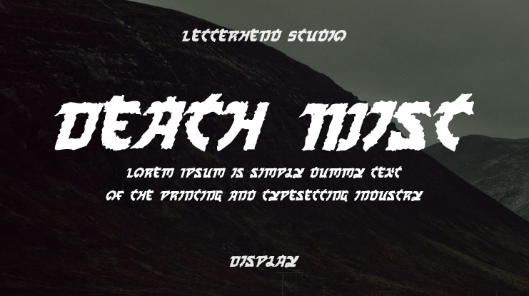 Death Mist Font Family