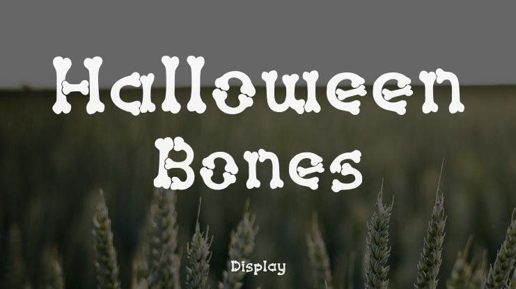 Halloween Bones Font