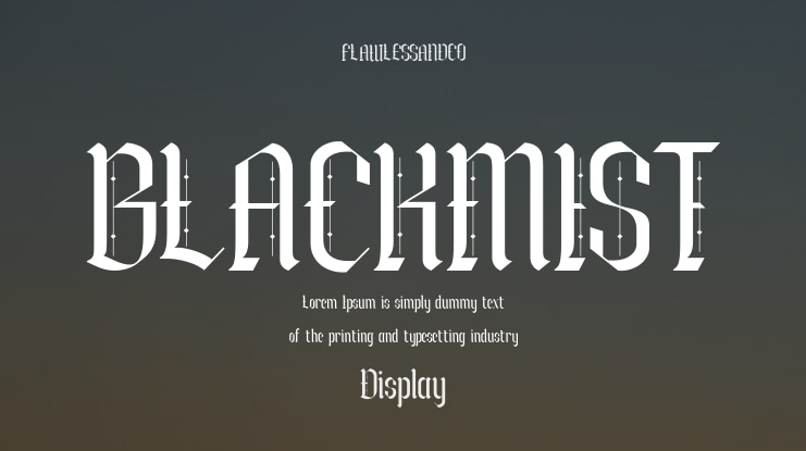 BLACKMIST Font