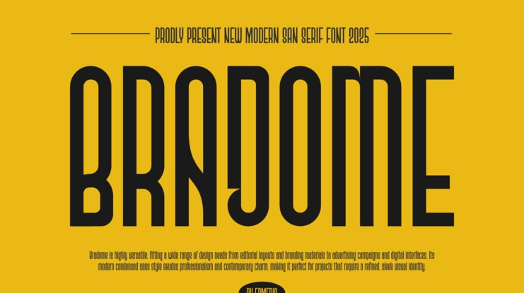 Bradome Font Family