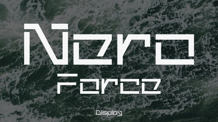 Nero Force Font