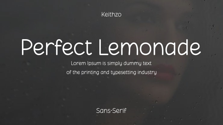 Perfect Lemonade Font