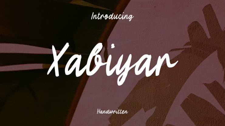 Xabiyar Font