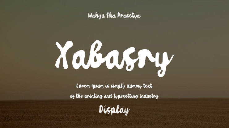Xabasry Font