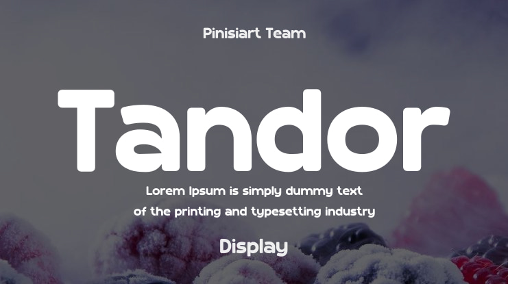 Tandor Font