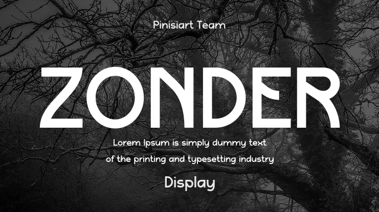 ZONDER Font