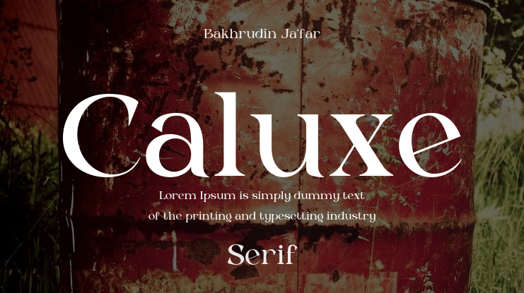 Caluxe Font
