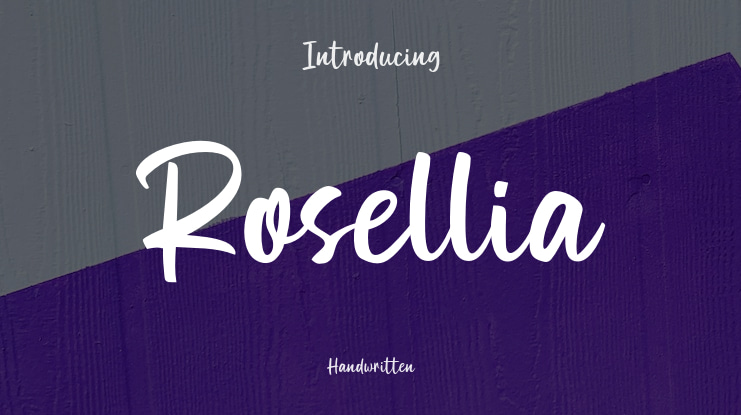 Rosellia Font