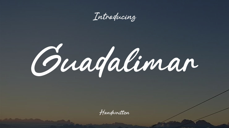 Guadalimar Font