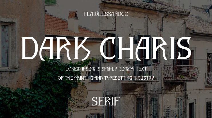 DARK CHARIS Font