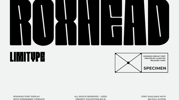 Roxhead Condensed Font
