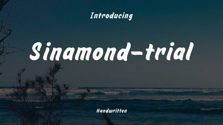 Sinamond-trial Font