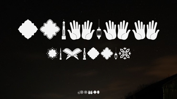 bahlull dingbats Font