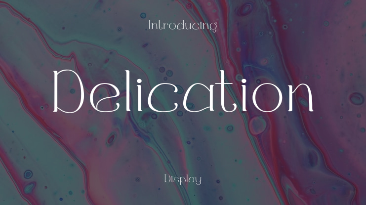 Delication Font