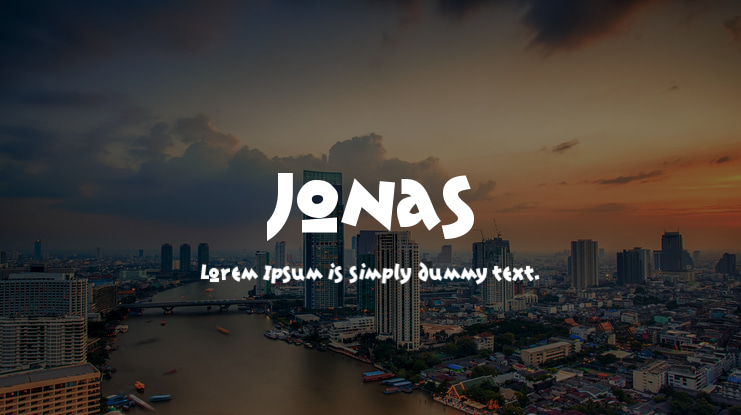 Jonas Font Family