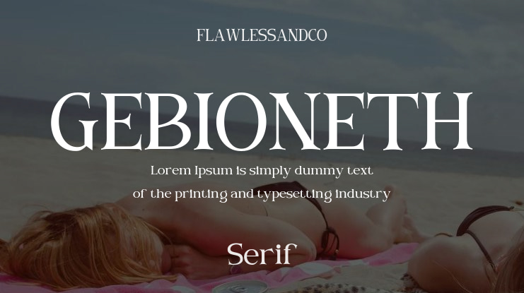 GEBIONETH Font