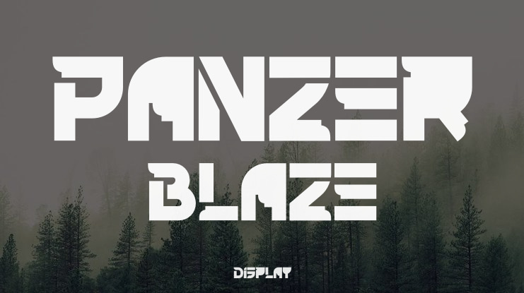 Panzer Blaze Font