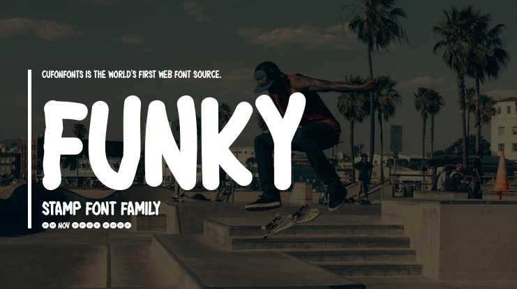 Funky Stamp Font