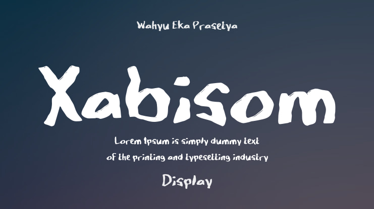 Xabisom Font