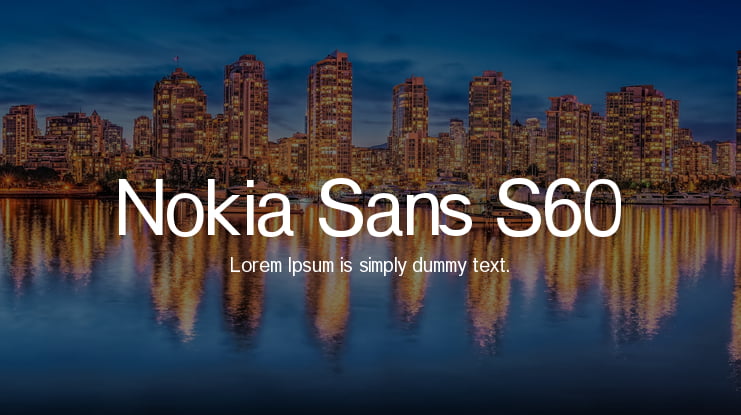 Nokia Sans S60 Font